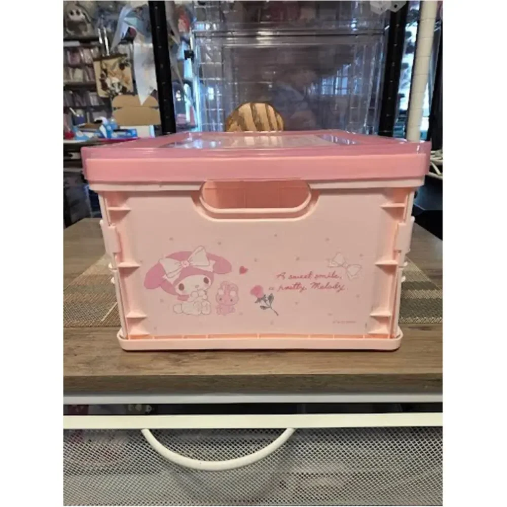 #MEL-2244 My Melody Acrylic Pop Up Box with Plastic Lid